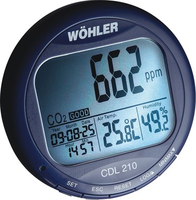 Wöhler: CO2-Datenlogger Wöhler CDL 210.