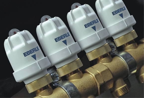 Eberle: Elektrothermischer Stellantrieb TS+.