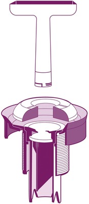 Aquis: iqua-Urinal-System zur Umrüstung herkömmlicher Urinale auf wasserlosen Betrieb.