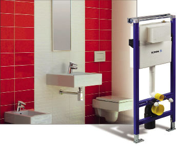 Kolektor Missel Schwab: Neues WC-Vorwand-Element in der Serie Duplo XS.