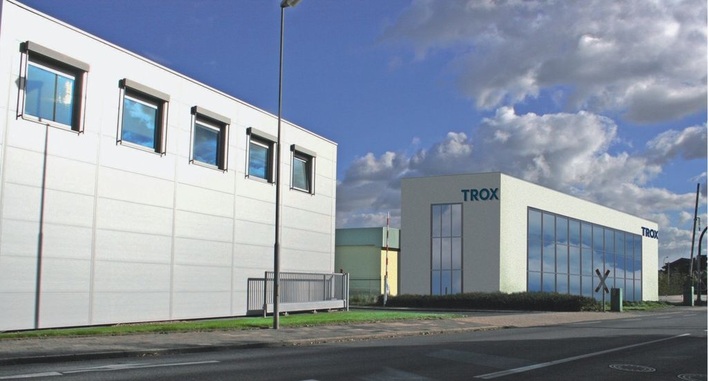 Trox: 3D-Studie des neuen Verwaltungsgebäudes in Neukirchen-Vluyn.