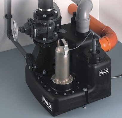 Wilo: Wilo-DrainLift M1/8 mit flexibel wählbaren Zuläufen.
