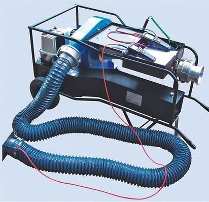 Airflow: Leckprüfgerät P.A.N.D.A. für Lüftungskanäle.