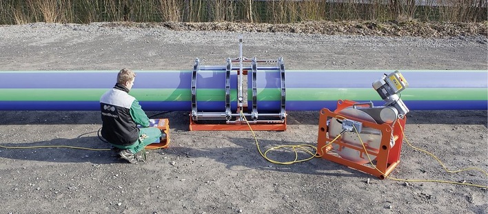 Aquatherm: Faserverbundrohre bis zur Dimension 630 mm.