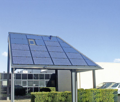 Ausführungsbeispiel eines Wolf-Energiedachs.