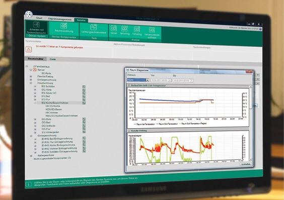 Die PC-Software SysManager ist als umfassende Benutzerschnittstelle zu Wilo-Geniax konzipiert.