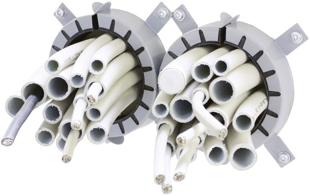 Fränkische: Brandschutzmanschette der Feuerwiderstandsklasse S90 für Kabelleerrohre.