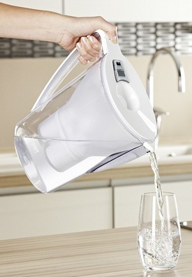 BWT-Tischwasserfilter mit einzigartiger Mg2+-Technologie.