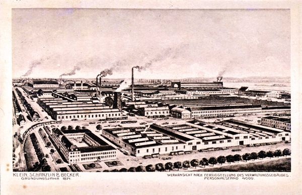 Historische Ansicht des KSB-Werks in Frankenthal um 1917. (Quelle: KSB)