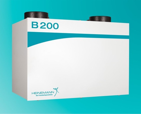 Heinemann: Lüftungsgerät B 200 SC für einfache Anwendungen.