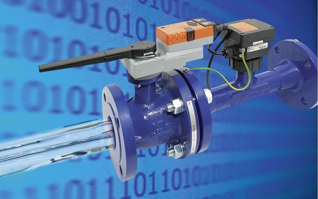 Belimo: Regel-Kugelhahn Epiv mit elektronischer Durchflusseinstellung.