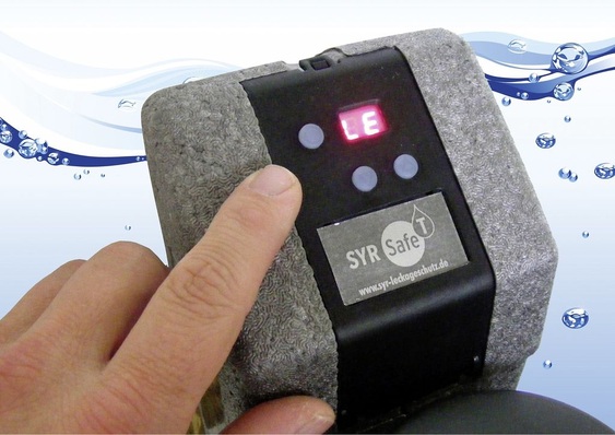 SYR: Display der Safe-T Leckageschutz-Armatur.