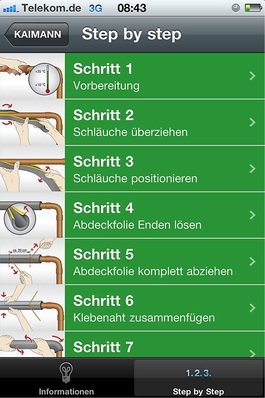 Kaimann: Darstellung der Produktverarbeitung im Detail.