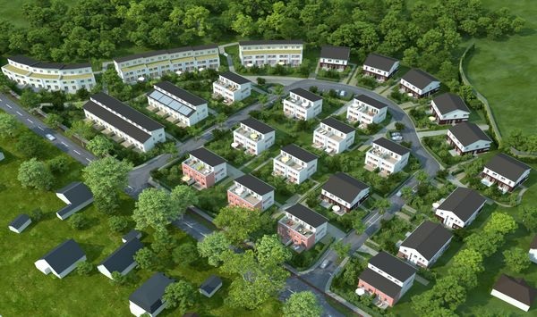 Neubaugebiet “Auf der Jahnhöhe“. (Quelle: Soleado)