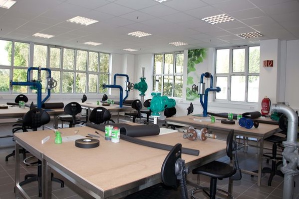 Der Seminarraum im neuen Armacell Training-Center in Münster.
