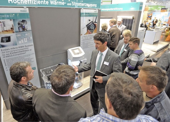 Am stärksten war auf der SHKG Leipzig die Heizungsindustrie vertreten.