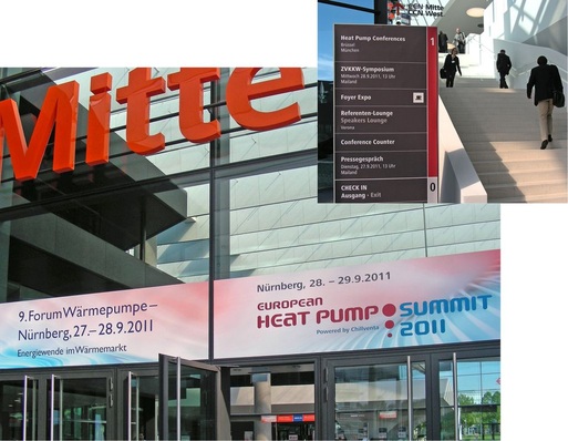 Abb. 1 Die drei Veranstaltungen European Heat Pump ­Summit, Forum Wärmepumpe und ZVKKW-Symposium ­nutzten rund 450 Teilnehmer, um sich in Nürnberg ein Bild über die Zukunft der Wärmepumpe zu verschaffen.