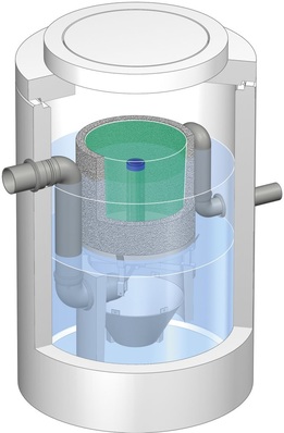 Mall: Substratfilter ViaPlus zur Entwässerung von Verkehrsflächen.