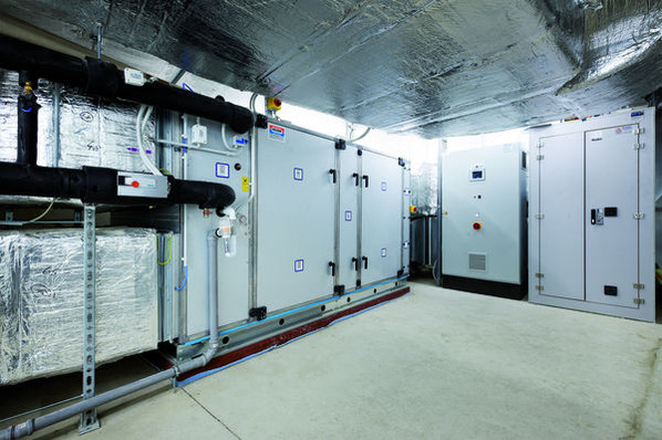 Systemair-Lüftungsgeräte im Schloss Montabaur. (Quelle: Systemair)