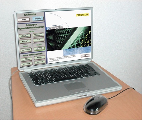 Rigoplan von Fränkische zur Planung von Regenwasserbewirtschaftungs-Anlagen.