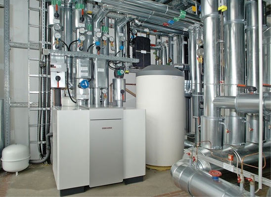 Abb. 1 Nicht nur die Planung — auch der Betrieb von Luft-, Wasser- oder Erd-Wärmepumpen-Heizungen kann rechnergestützt optimiert werden. Wichtig ist stets eine exakte Dimensionierung.