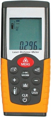 Dostmann: Laser-Distanzmessgerät LM 50 zur Entfernungsmessung und Berechnung von Flächen und Volumina.