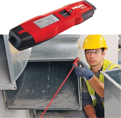 Hilti: Laser-Distanzmessgerät PD 5 für alltägliche Messaufgaben.