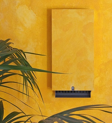 bluMartin: Frischluftsystem freeAir mit gestalteter Abdeckung.