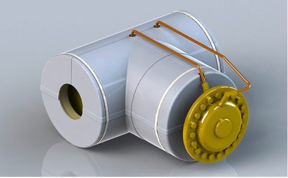 GWK Kuhlmann: AB-QM DN 125 mit ES-Box.