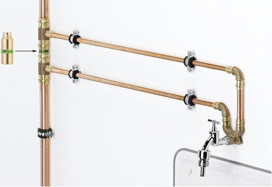 Viega: Einpressdüse zum regelmäßigen Wasseraustausch in Ringleitungen.