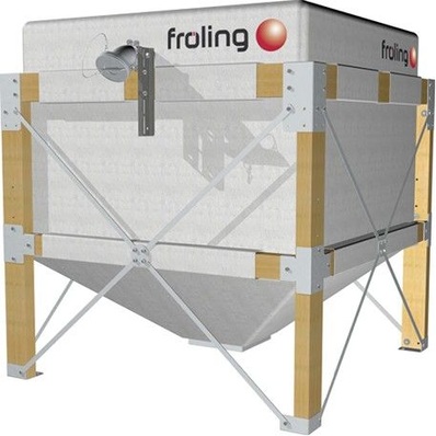 Fröling: Sacksilo mit bis zu 60 % mehr Lagervolumen.