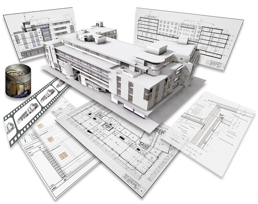 Abb. 1 Modellieren statt zeichnen: Die automatische Generierung von Plänen und Visualisierungen ist nur einer der vielen Vorteile von BIM.