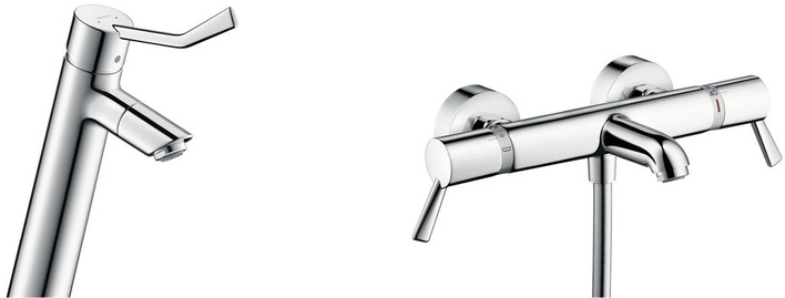 Hansgrohe: Talis Care für den Waschtisch und Ecostat Comfort Care für die Wanne.