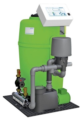 Grünbeck: Filteranlage Geno-mat für Privatschwimmbäder.