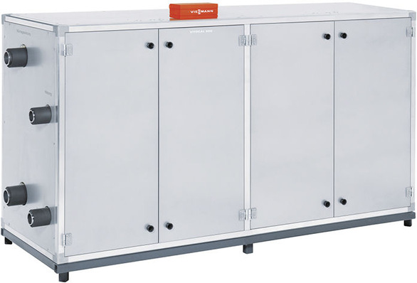 Viessmann: Wärmepumpe Vitocal 300-W Pro mit Leistungen bis 290 kW, kaskadierbar bis 1,45 MW.