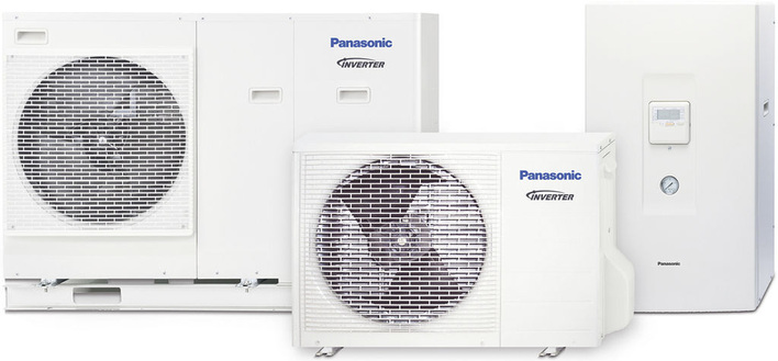 Panasonic: Aquarea-Wärmepumpen mit Leistungen von 3 bis 9 kW.