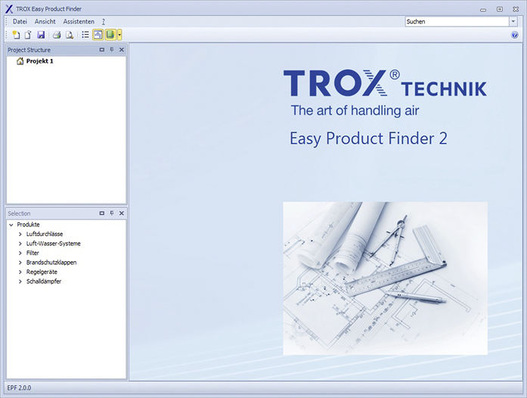 Trox: Easy Product Finder im neuen Gewand.