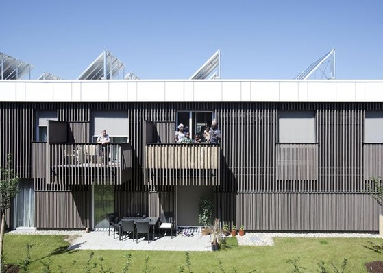Mit dem Europäischen Architekturpreises 2012 prämiertes Wohnungsbauprojekt.