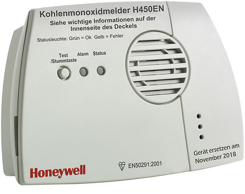 Honeywell: Kohlenmonoxidmelder H450EN.