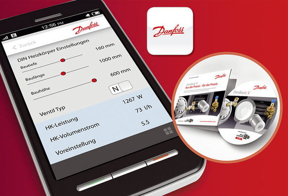 Danfoss: App zur Unterstützung beim Hydraulischen Abgleich.