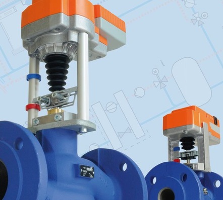 Belimo-Regelventile für HLK-Anlagen.