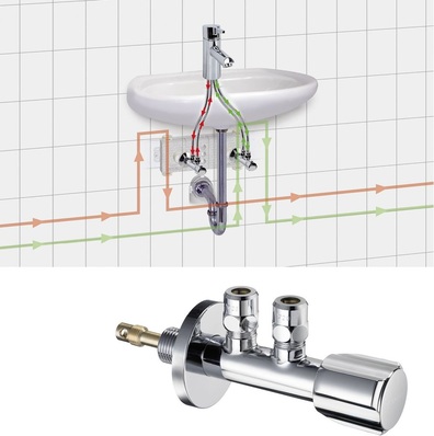 Kemper/Schell: Funktionsweise (oben) des HyTwinSystems und das HyTwin-Eckventil.