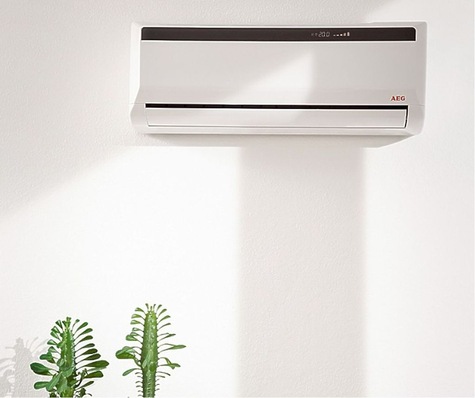 Innengerät der Inverter-Split-Klimageräten von AEG Haustechnik.