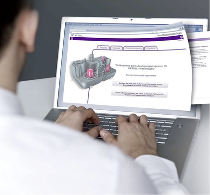 Kessel: HebeanlagenKonfigurator SmartSelect.