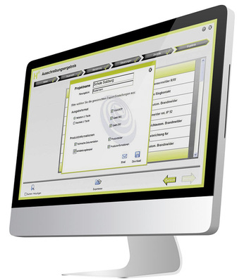 Hekatron: Ausschreibungs­assistent H+ zur Erstellung von Leistungsverzeichnissen für Brandmeldeanlagen.