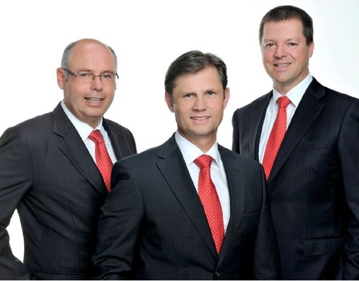 Das Geschäftsführer-Team der Hoval GmbH: Peter Wimböck, Christian Lorenz und Wolfgang Allgäuer.