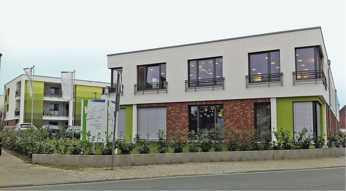 Abb. 1 Der Neubau des Altenhilfe-Projekts „Haus Simeon“ der Stiftung St. Josef…