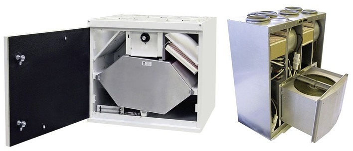 Swegon: Casa W Premium (links) und Casa R Premium.