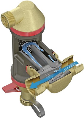 Flamco: Luft- und Schlammabscheider Flamcovent Clean Smart.