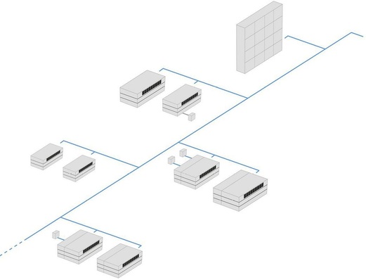 Airflow: Das Airlinq GMS verbindet bis zu 20 Lüftungsgeräte mit einer Steuereinheit.